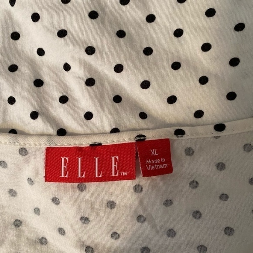 Elle polka dot stretch top size 1X - Picture 4 of 8
